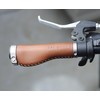 Letgoing Pure Leather Bicycle Handlebar Grips Inner Diameter 2.2cm Length