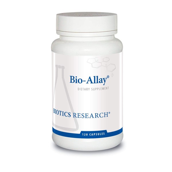 BIOTICS Research Bio Allay Supports Overall Physiological Balance, Joint Flexion and Comfort, Cartilage and Joint Support, White Willow, Devil’s Claw, Boswelia 120 Caps