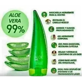 Gel Sbila de Aloe Vera 99, 120ml, Hidratante Facial y Corporal, Calmante Natural, Hidratacion Facial Piel Blanqueamiento, Elimina Irritacin, Efecto...