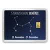 Goldstücke24 - Gold Bar with Zodiac Sign in Motif Box