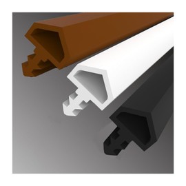 15 m x 8 mm x 5 mm Door Seal Rubber Window Seal Wooden Window Rubber Seal Sound Insulation Door Seal Door Frame Window Seals Draught Excluder Door Seal Bottom (Wd White 15 m)