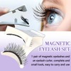 VONJUMA Magnetic Eyelashes, Magnetic Eyelashes Without Eyeliner, Magnetic Eyelashes, Magnetic