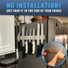 17" Premium Magnetic Knife Holder for Refrigerator (Double-Sided Heavy-Duty Magnets)