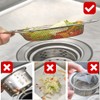 Pack of 2 Drain Strainers, Stainless Steel, 7.5 cm Drain