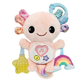 VTech Baby Rainbow Lights Axolotl, Interactive Baby Toy with Lights, Songs and Melodies, Tactile & Sensory Stimulation, Visual Awareness, Gift for Ages 3, 6, 9, 12 Months +, English Version