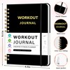 Workout Journal Fitness Planner for Women & Men, Undated Workout