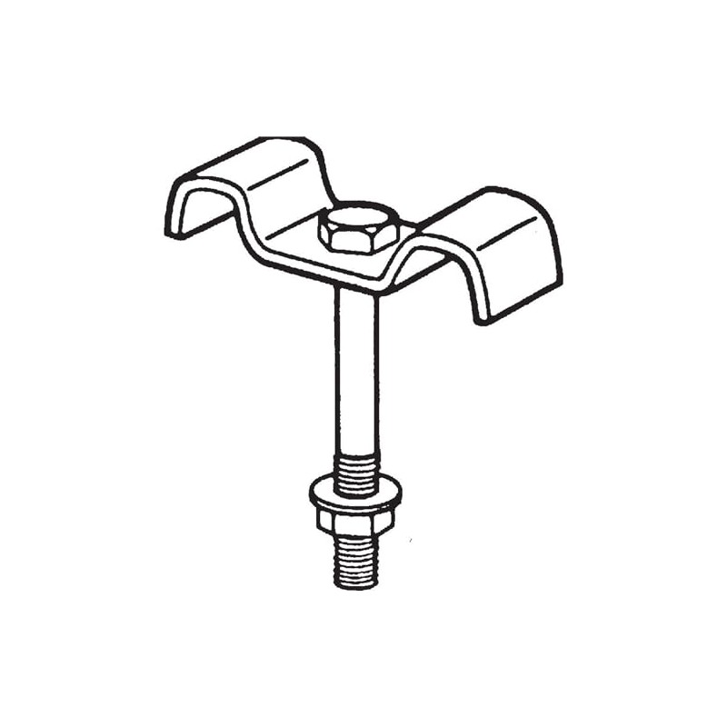 Grating Clip, 316 Stainless Steel, PK25