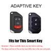 HIBEYO Folding Key Fob Cover For Jeep Wrangler JL JLU
