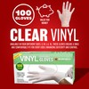 BARGAINS-GALORE 100 Powder Free or Powdered Vinyl Disposable Gloves Work