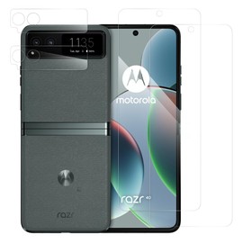 [2 Pack] LOOF Motorola Razr 40 / 40s Film Protective Film Easy Installation Screen Protector Soft Film Bubble Free Scratch Anti Shatter High Transmittance Anti-Glare [Clear Specification]