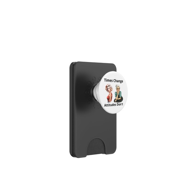 Pin-up Girl Younger and Older Times Change Settings Not PopSockets