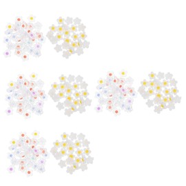 Healeved 400pcs Resin Flower Nail Decors for Manicure Mixed Color Floral Charms for Nail Art Accessories