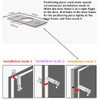 High-Grade Exquisite Aluminum Alloy Bolt Doors and Windows Universal Nickel