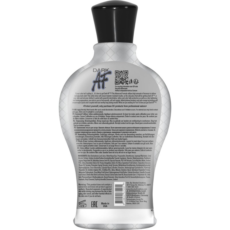 Devoted Creations Dark AF - Dark Tanning 12.25 oz.