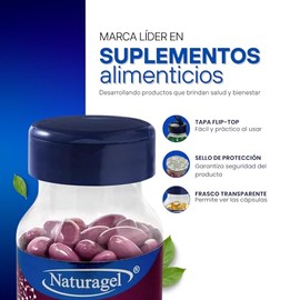 ACIDO HIALURONICO COMPLEX | Naturagel Ácido Hialuronico con Retinol (Vitamina A) y Colágeno Hidrolizado | 160 Cápsulas Softgels de 700mg | Suplemento 
