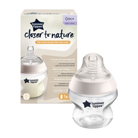 Tommee Tippee Closer to Nature Clear Baby Bottle, 150 ml, 42240074