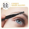 Ipetboom 4sets Elegant Eyebrow Brush Set Angled Eyebrow Brush Eyelash