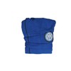 hermet Unisex Sponge Microterry bathrobe, blue, 14 Years UK