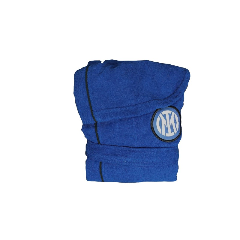 hermet Unisex Sponge Microterry bathrobe, blue, 14 Years UK