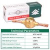 Hong Sen Sight Glass, Moisture Liquid Indicator, 3/8'' ODF Fitting,