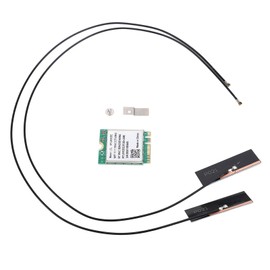 1800Mbps M.2 WiFi Card, WiFi6, BT 5.2 Wireless Network Card RTL8852BE for Win10 11 for Linux (Built in Antennae)