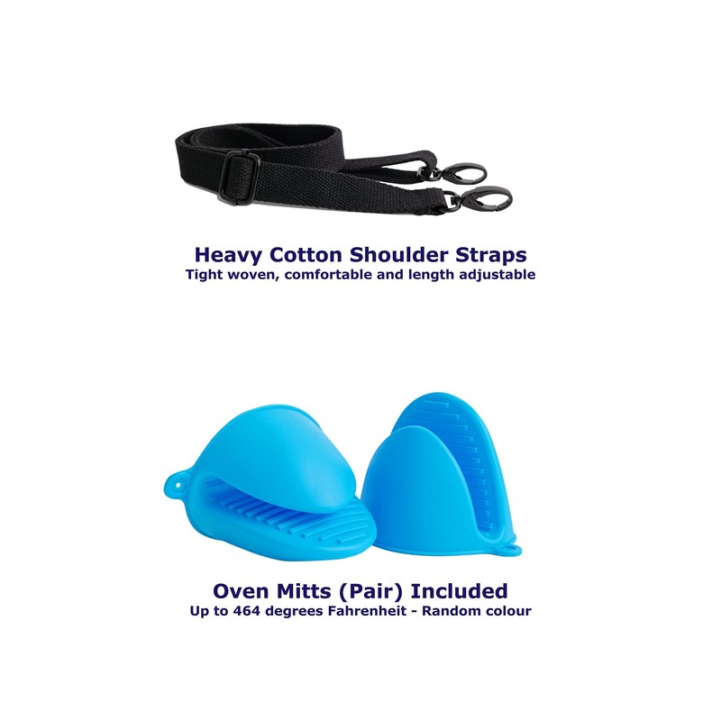 Baobab County - Bolsa enrollable para cuchillos (azul marino)