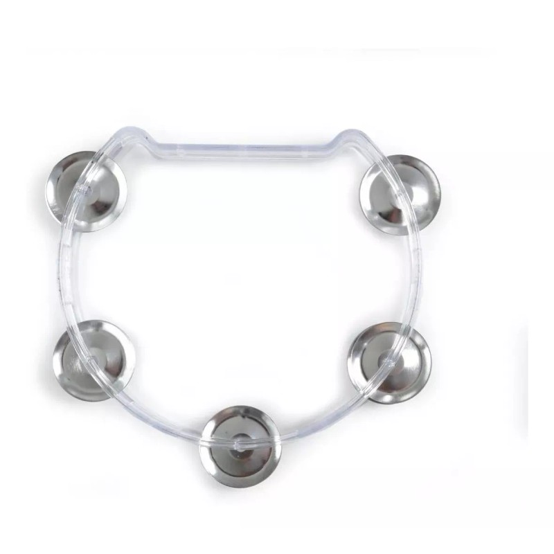 Hacer y Aprender 10 Panderos De Plástico Mediano 17x15 Cm,