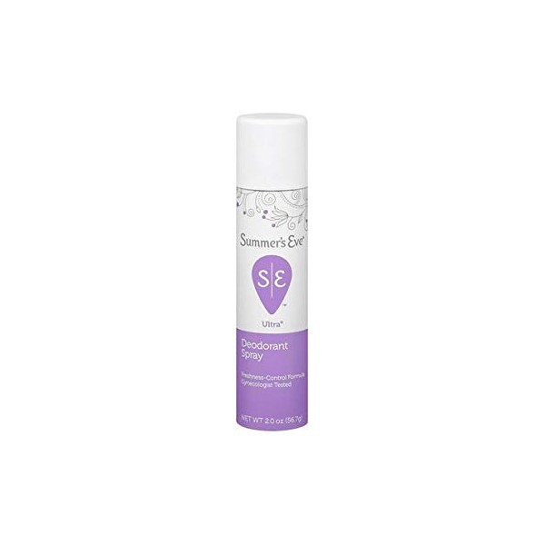 SUMMER'S EVE Ultra Feminine Deodorant Spray-2 oz, 2 ct (Quantity of 4)