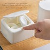 Dustproof Square Storage Box for Cotton Swab Sponge Puff, Convenient