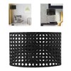 Iron Hollow Oval Lampshade Metal Engraving Hollow Lampshade Compatible for