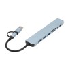 8 In 1 USB C Hub Aluminium Alloy with 1