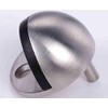 TaleeMall Half Moon Oval Floor Door Stop-Solid Stainless Steel Door
