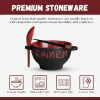 fashnix Ceramic Ramen Bowl Set With Chopstick And Spoon Microwavable