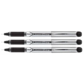 Pilot V5 Grip Liquid Ink Rollerball 0.5 mm Tip (Pack of 3) - Black