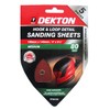 DEKTON DT80766 5Piece Medium 80 Grit Paper Backing Orbital Sander