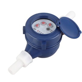 Msiud Plastic Cold Water Meter Flow Meter Single Wet Table Measuring Tool Irrigation Gas Flow Meter Outdoor Hoses Platform Water Meter Water Meter Cold Water Measuring Accuracy