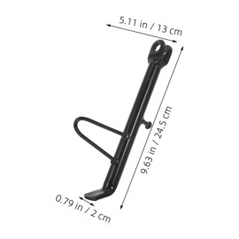 Outanaya Motorcycle Kickstand Adjustable Foot Side Support Stand for Electric Motorbikes Pit Bikes and Scooters Durable Construction Effortless Parking Versatile