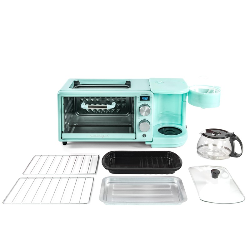 Nostalgia 3-in-1 Retro Breakfast Station - Includes 5 Cup Coffee