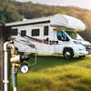 RVMATE RV Water Pressure Regulator with Adjustable Knob, Brass Lead-Free