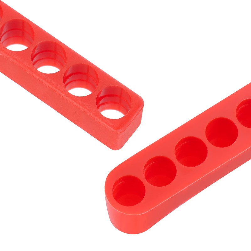 sourcing map 10,11,12,15 Holes Screwdriver Bit Holder Set, 7mm Dia