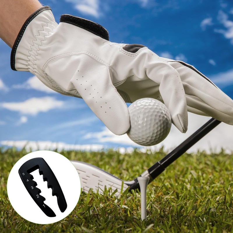 shirylzee 2 Pack Golf Tee Height Tool Precision Adjustable Golf