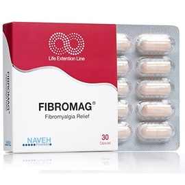 FIBROMAG Fibromyalgia Pain and Fatigue Relief Natural, Fast-Acting, Extended Release Fibromyalgia Support for Muscle Aches, Exhaustion,Headaches by NAVEH PHARMA 30 Ct.