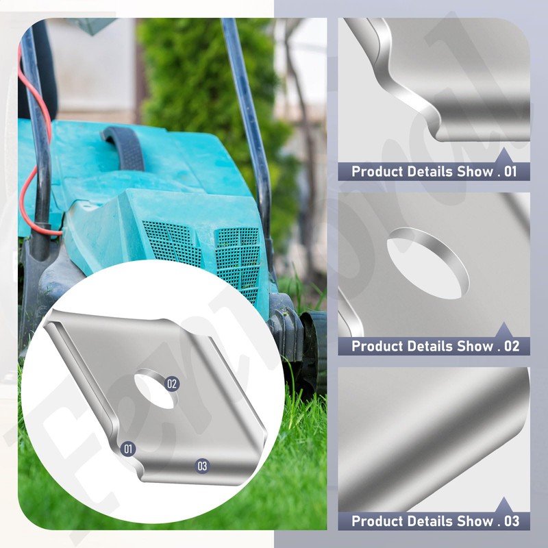 Fennoral X-Blade Dual Mulching Blade Adapters Compatible with All Standard
