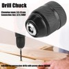 0.8mm-10mm Keyless Drill Chuck，3/8" Thread Keyless Metal Drill Chuck Electric