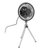 Portable Solar Fan 6W 6 Inches Solar USB Dual Powered