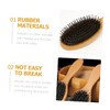 OHPHCALL Solid Wood Hairbrush Women Hair Brush Boar Bristle Massaging