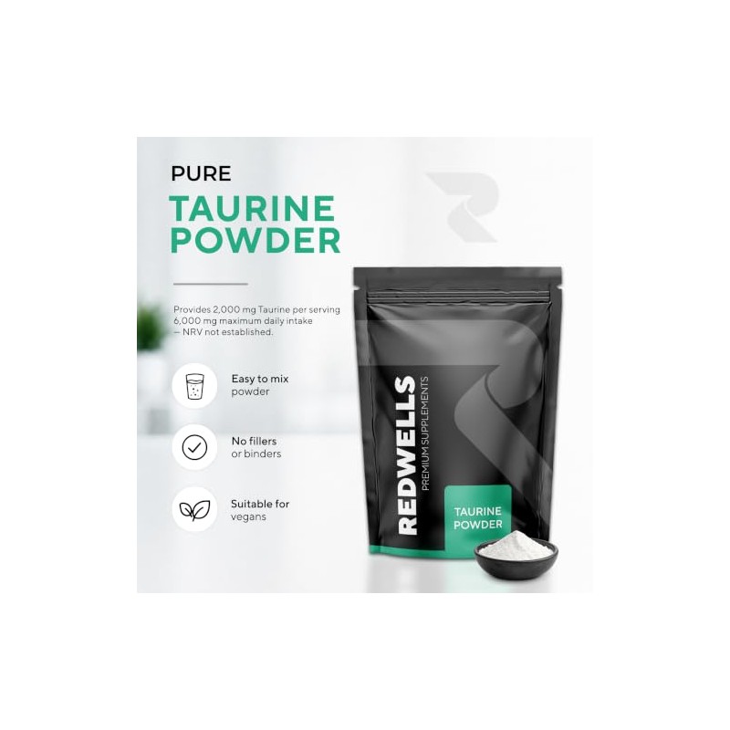 Taurine Powder 1 kg | Up to 6,000 mg Daily
