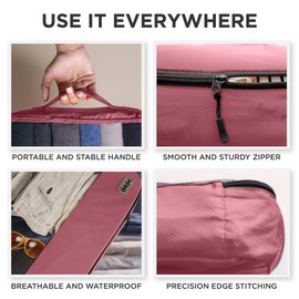 Large Packing Cubes for Suitcases - 5 Pcs set of Packing Cubes for Travel Carry on Suitcase Organizer Bags - Travel Cubes Organizer Bags for Luggage