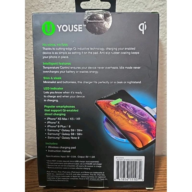 U YOUSE Youse Qu Wireless Charging Pad