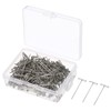 PATIKIL 1.25 Inch T-Pins, 200 Pack Stainless Steel Blocking Pin